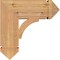 Ekena Millwork Thorton Arts & Crafts Smooth Bracket, Western Red Cedar, 5 1/2"W x 18"D x 18"H BKT06X18X18THR03SWR - alternate 3